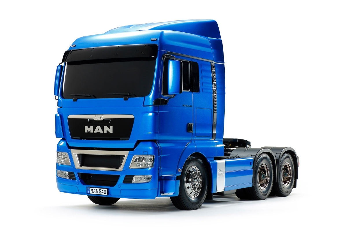 Tamiya 56370 TGX 26.540 Modellino Radiocomandato Elettrico in Scala 1:14 - Camion Met.Chiaro Blu Laccato
