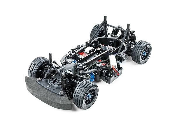 TAMIYA 58647 - Auto telecomandata 1:10 M-07 Con. Chassis Kit WB225/239, colore nero, facile da assemblare