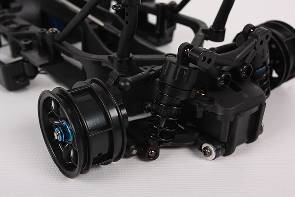 TAMIYA 58647 - Auto telecomandata 1:10 M-07 Con. Chassis Kit WB225/239, colore nero, facile da assemblare