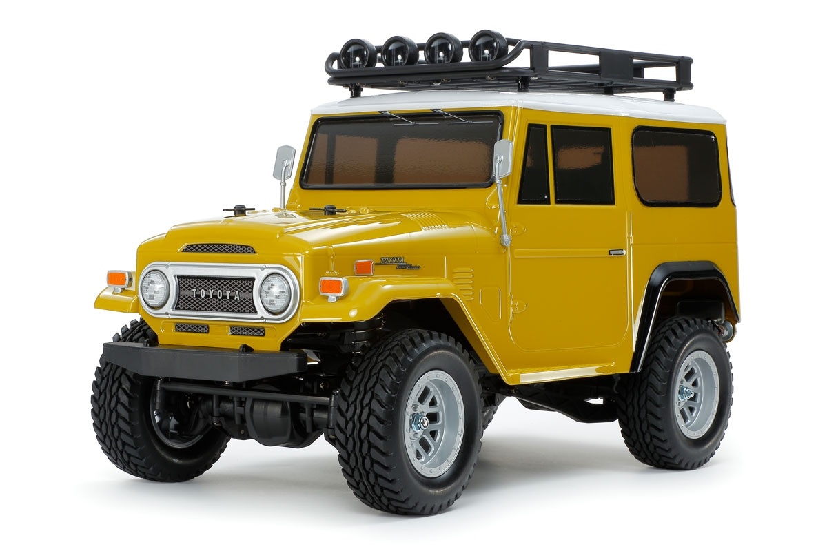 Tamiya 58715 1:10 RC Toyota Land Cruiser 40 CC-02 - Modellino radiocomandato, kit di montaggio per hobby e fai da te