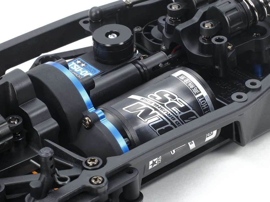 Tamiya MB CLK-GT-R 1997 - Automodello Elettrico 1:10 RC, Auto Telecomandata 4WD, Kit di Costruzione Non Verniciata