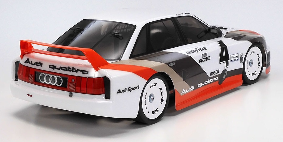 Tamiya Audi 90 Quattro Racing 1:10 Modellino Radiocomandato (RC) Elettrico - Kit di Assemblaggio per Auto Telecomandata