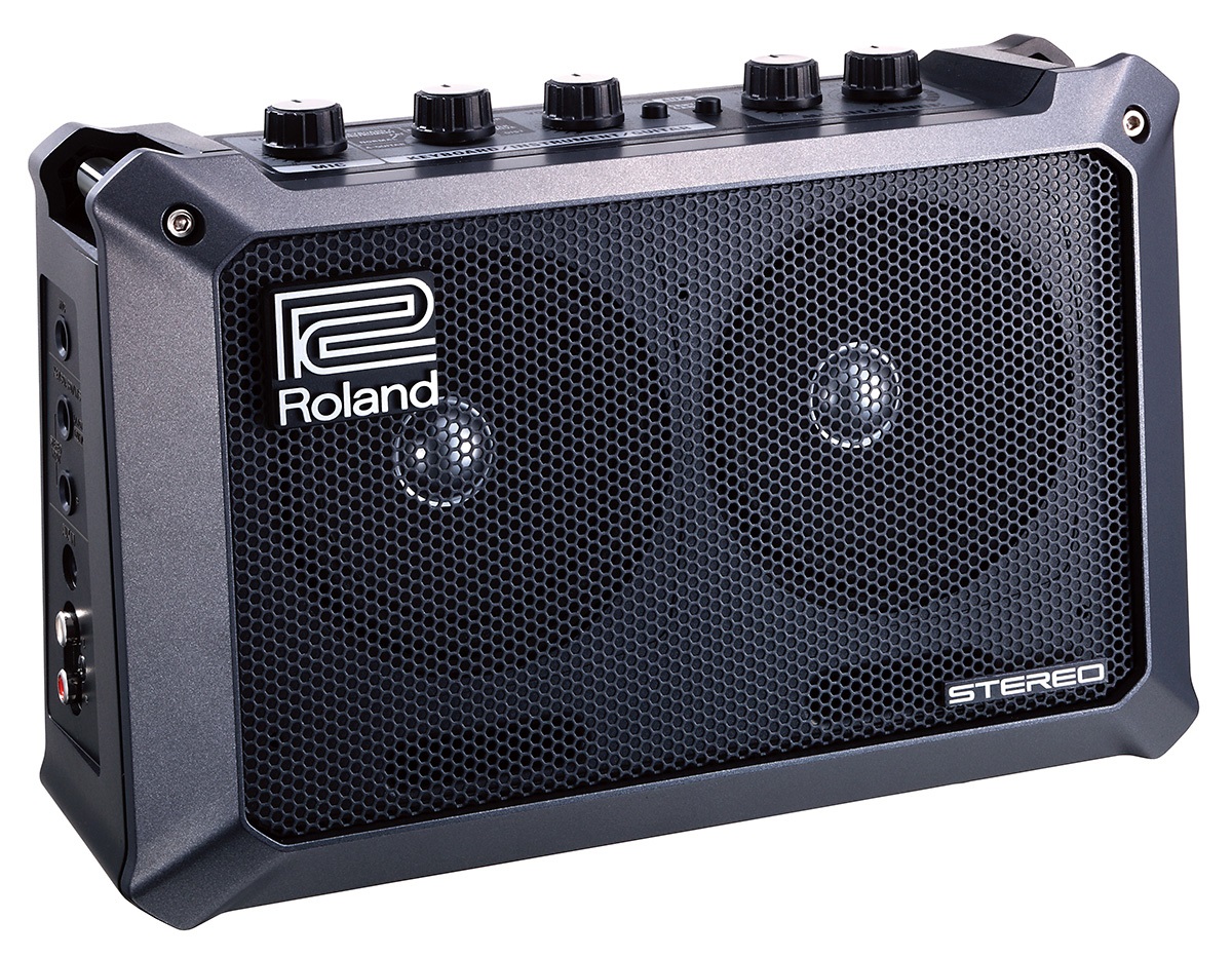 Roland Mobile Cube Amplificatore Stereo Portatile a Batterie 5W per Chitarra Elettrica e Acustica, Tastiere e Audio dal Computer