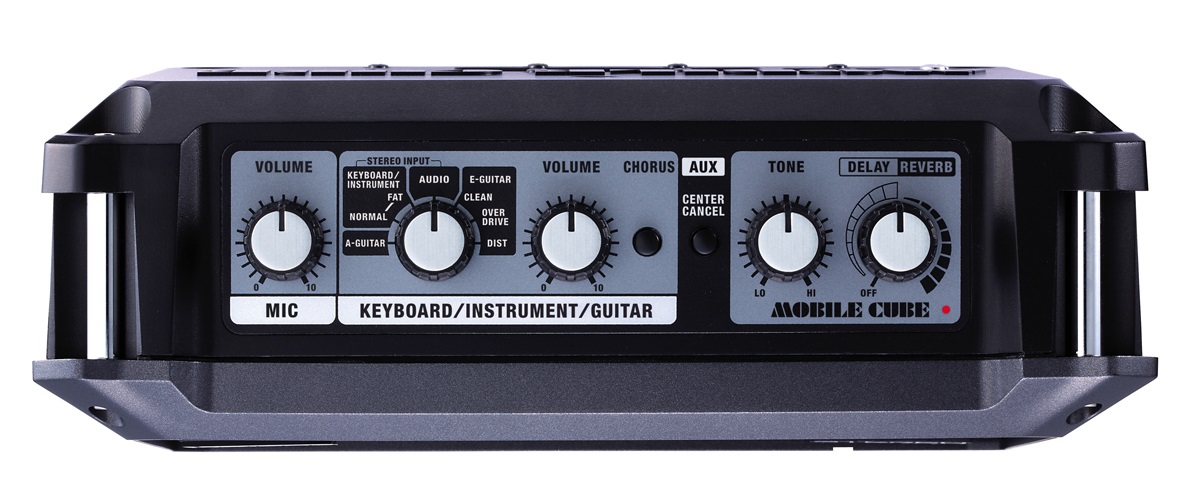 Roland Mobile Cube Amplificatore Stereo Portatile a Batterie 5W per Chitarra Elettrica e Acustica, Tastiere e Audio dal Computer