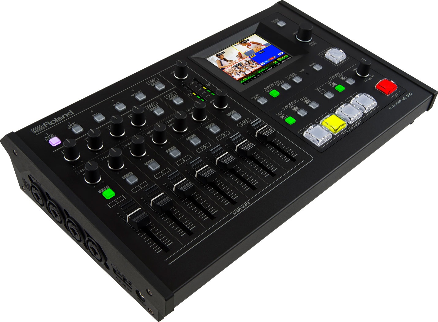 Roland VR-4HD Mixer Video AV Full HD 6 Ingressi, 4 Canali, Fino a 1080p, Mixer Audio 18 Ch