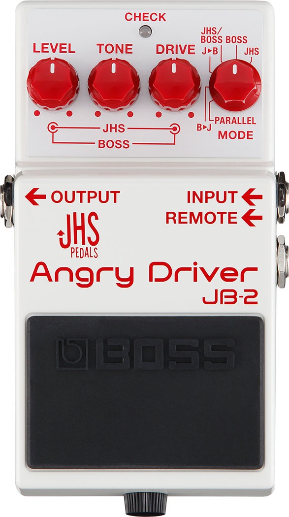 BOSS JB-2 Angry Driver Pedale per Chitarra Effetto Overdrive e Distorsione con Vasta Gamma Timbrica