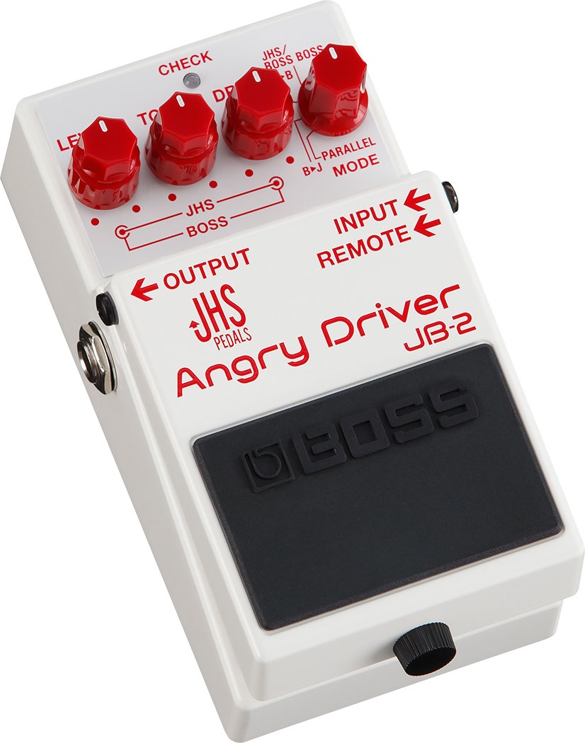 BOSS JB-2 Angry Driver Pedale per Chitarra Effetto Overdrive e Distorsione con Vasta Gamma Timbrica