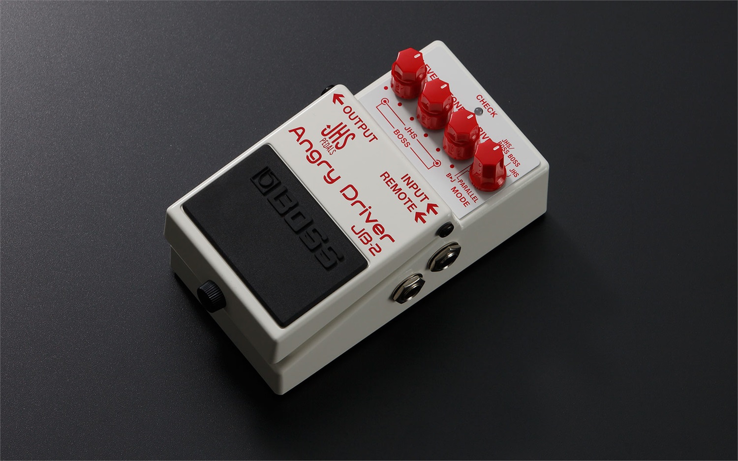 BOSS JB-2 Angry Driver Pedale per Chitarra Effetto Overdrive e Distorsione con Vasta Gamma Timbrica