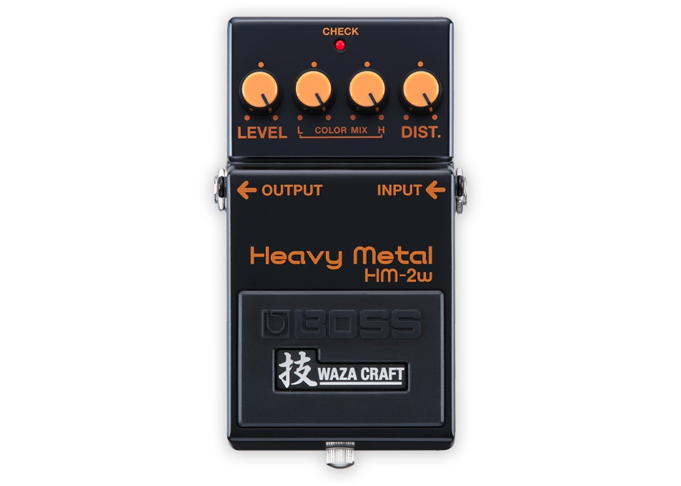 BOSS HM-2W Heavy Metal | Effetto a Pedale per Chitarra Waza Craft con Circuitazione Analogica | Distorsione Fedele del Leggendario HM-2