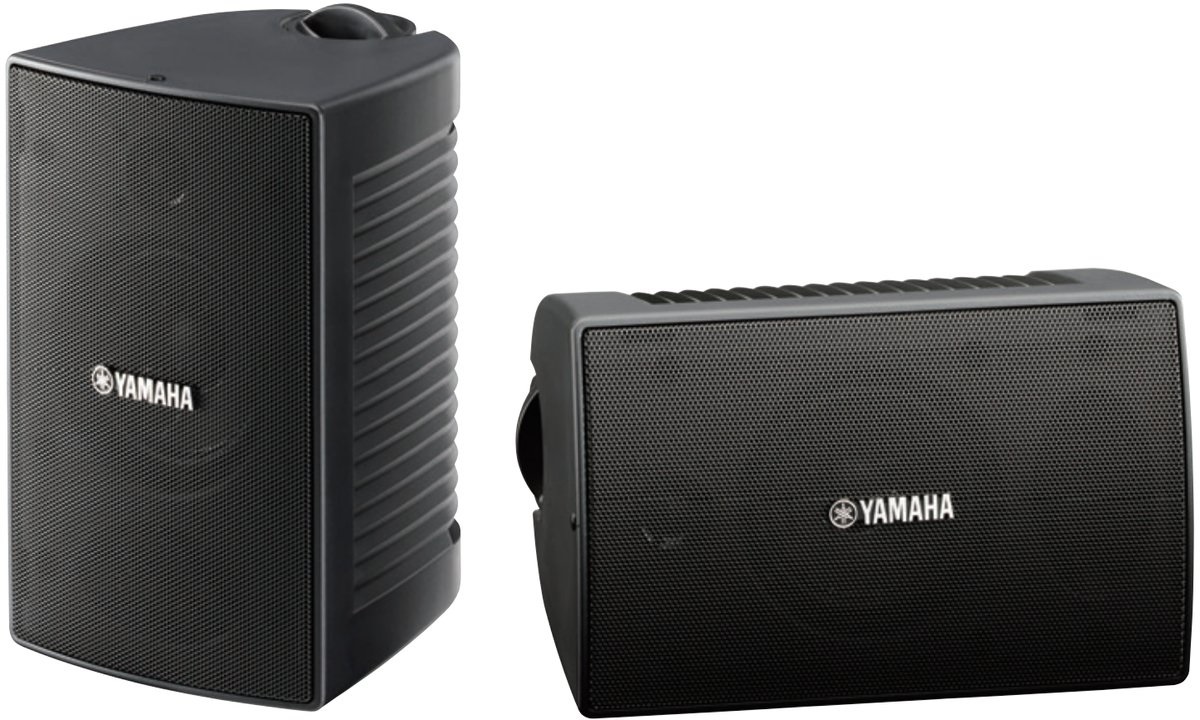Yamaha NS-AW194 Diffusori da Esterni 2 Vie Nero con Woofer Impermeabile e Potenza Massima di 80 W