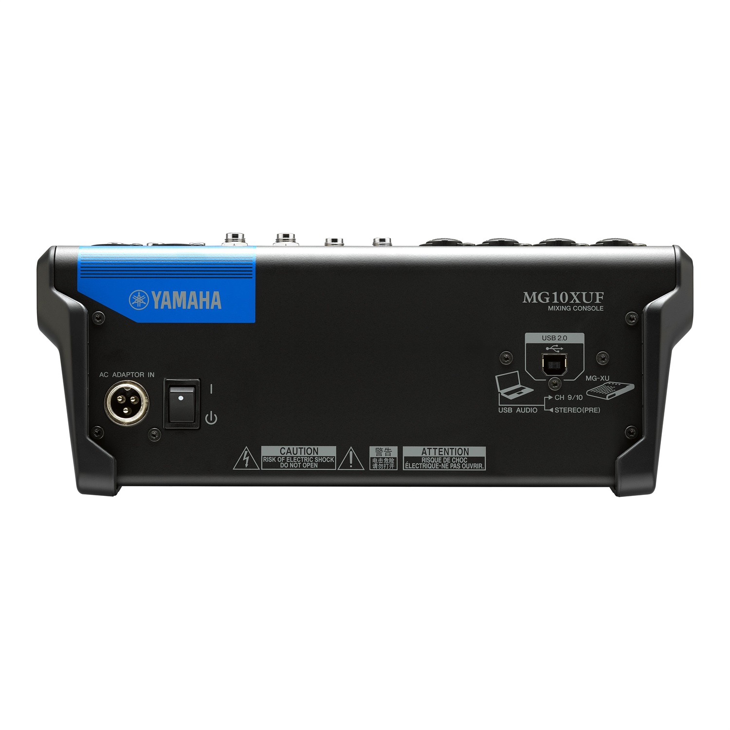 Yamaha MG10XUF Mixer Professionale 10 Canali USB con 4 Ingressi Microfonici e Alimentazione Phantom 48V