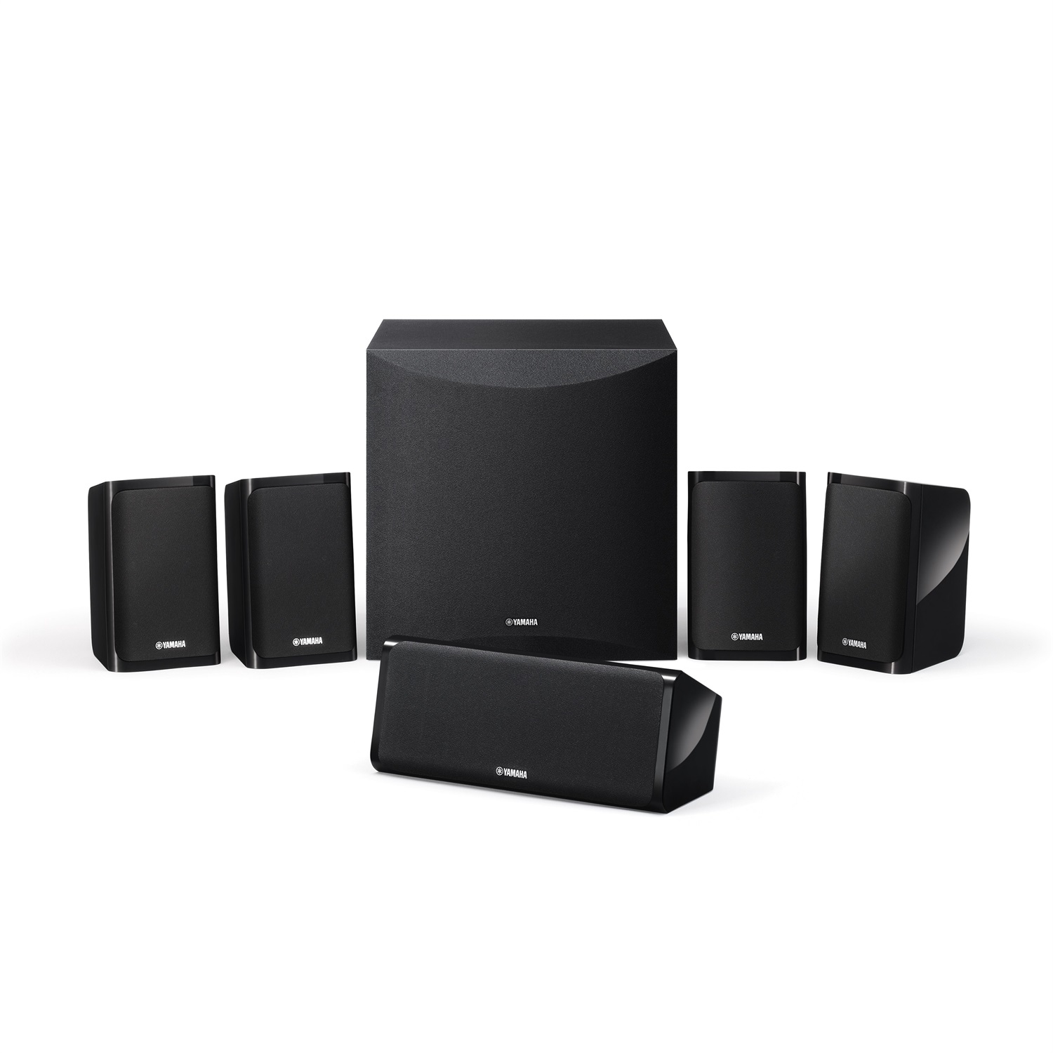 Yamaha NSP41-BL Set di Altoparlanti Home Theatre 5.1 Canali 100 W Nero con Design Montabile a Parete