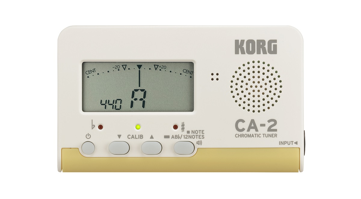Korg CA-2 - Accordatore Cromatico Digitale per Strumenti a Corda, Fiati e Tastiere con Ampio Schermo LED
