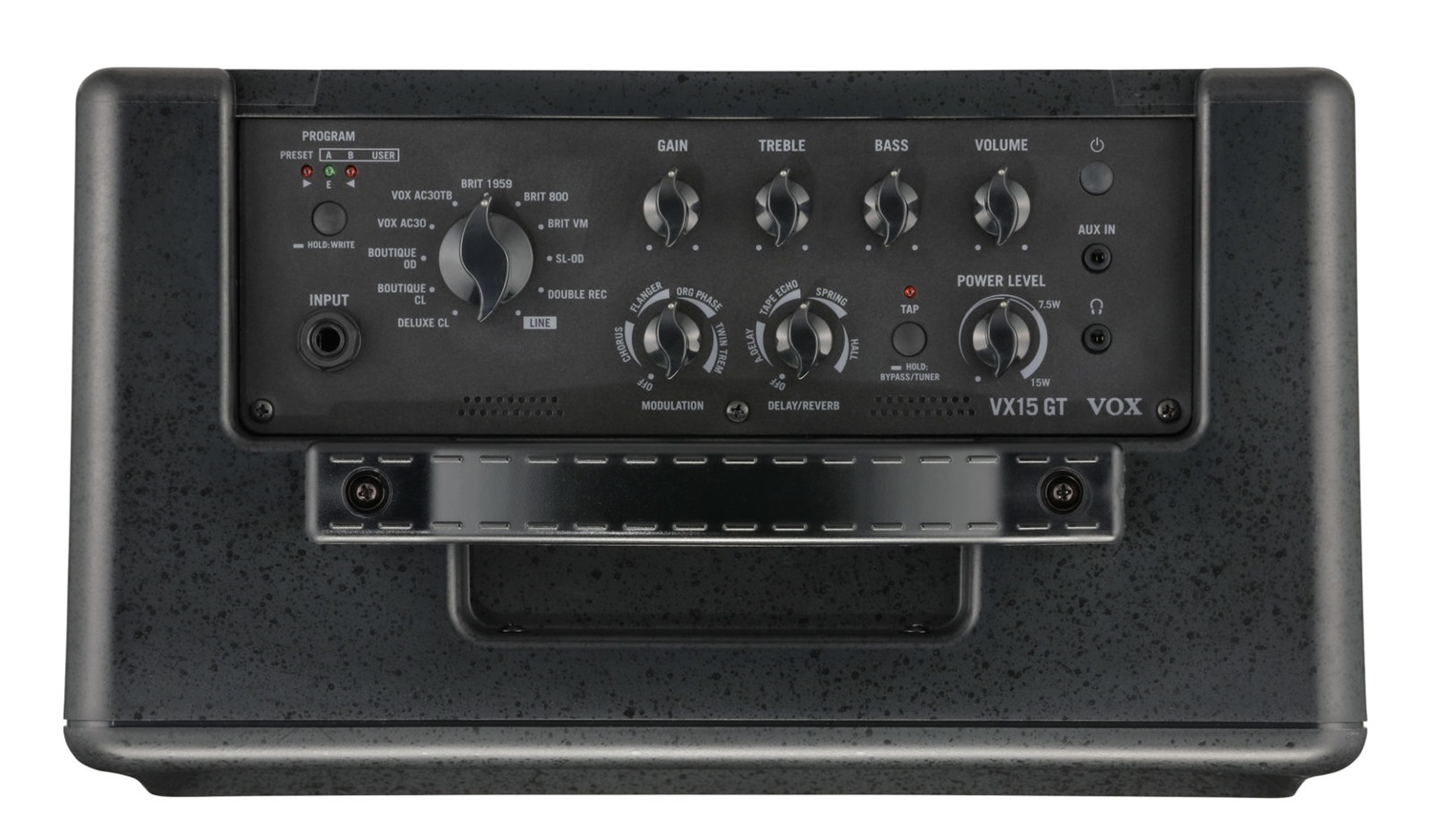 VOX VX15-GT Amplificatore Combo per Chitarra Elettrica 15w RMS con 11 Modelli di Amplificatori e Design Ultraleggero