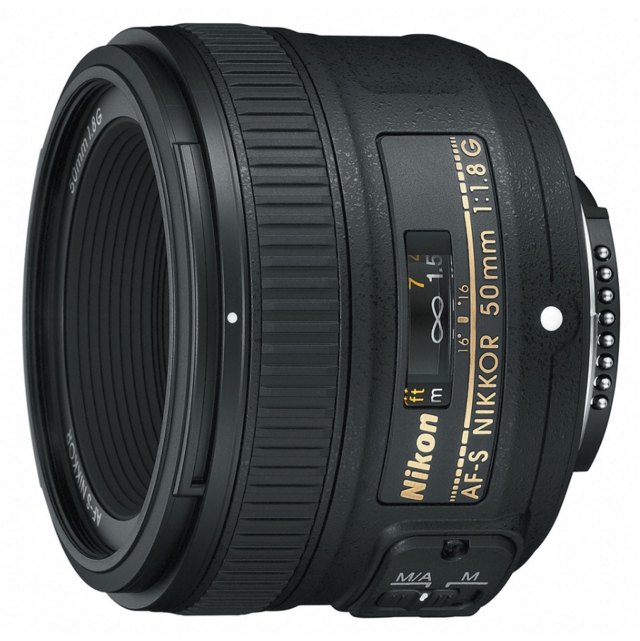 Nikon AF-S NIKKOR 50mm f/1.8G - Obiettivo SLR Nero con Apertura Massima f/1.8, Lente Asferica e Motore Silent Wave