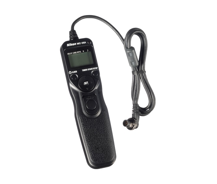 Nikon MC-36A Cavo di Scatto a Distanza con Timer 0.9 m - Compatibile con Fotocamere Reflex Nikon