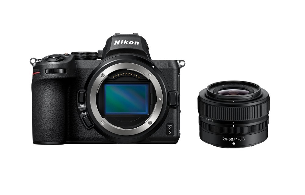 Nikon Z 5 Fotocamera Mirrorless 24,3 MP con Obiettivo Nikkor Z 24-50mm f/4.0-6.3 - Garanzia Ufficiale 2 Anni