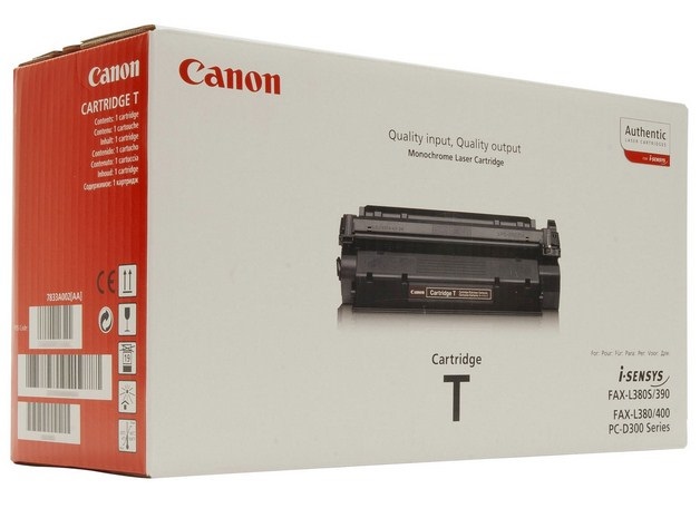 Canon Toner T Originale Nero 7833A002 - Autonomia 3500 Pagine, Compatibile con L400, L380, L390, PC-D320, PC-D340