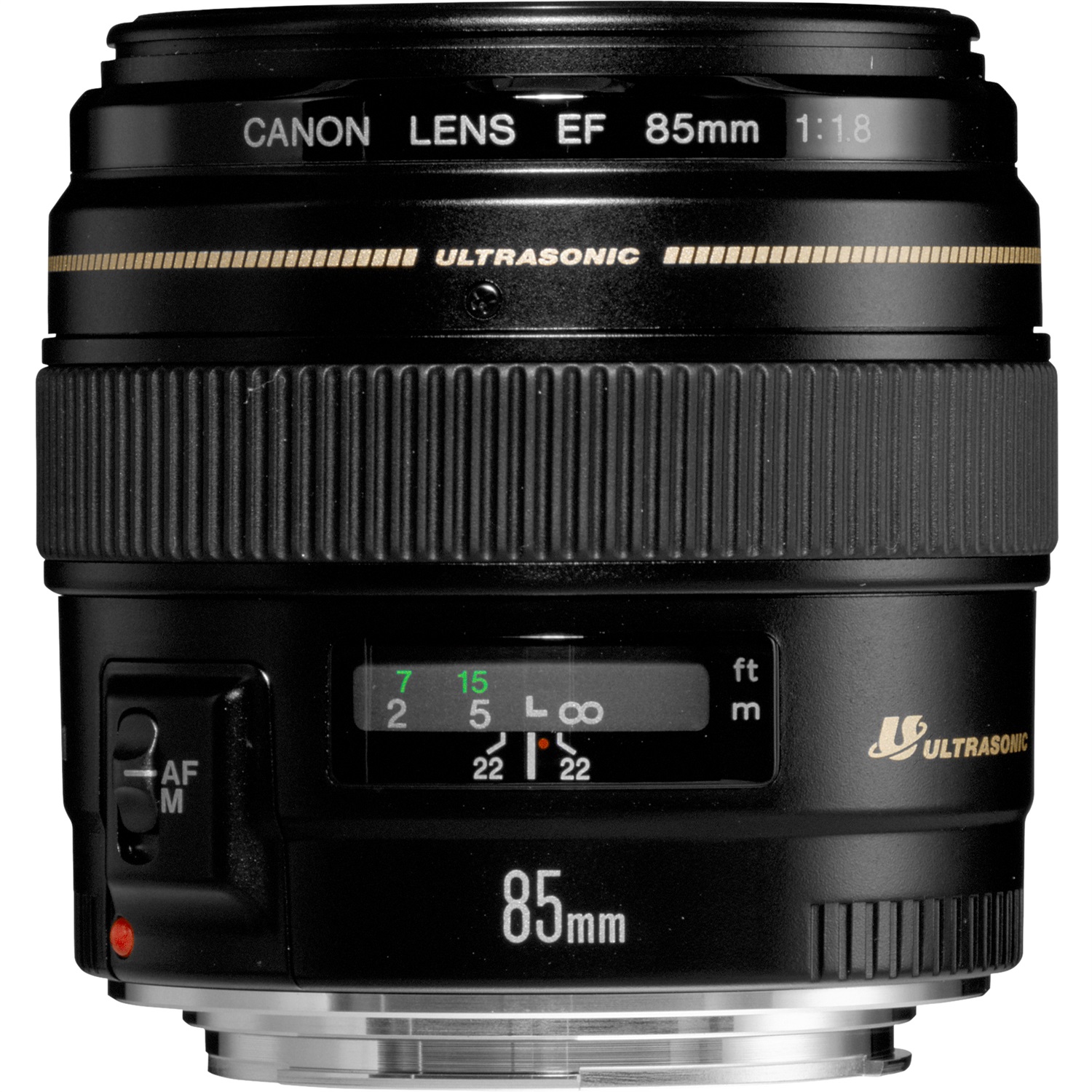 Canon Obiettivo EF 85 mm f/1.8 USM - Teleobiettivo con apertura f/1.8, messa a fuoco automatica USM, distanza minima di messa a fuoco 85 cm