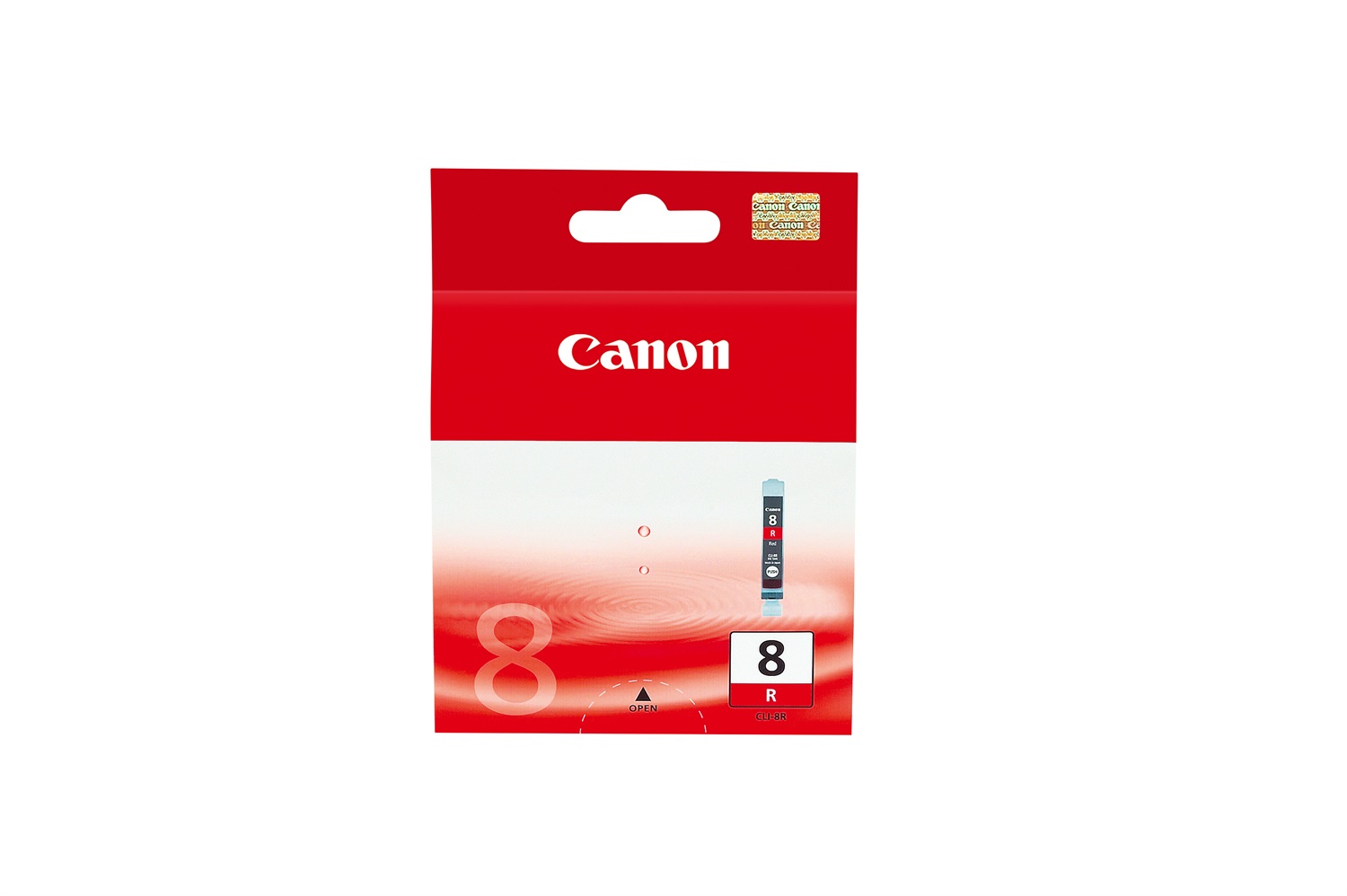 Canon Cartuccia d'inchiostro Originale CLI-8R Rosso 0626B001 - 13ml, fino a 5790 pagine, compatibile con Pixma MP810, PRO9000, PRO9000 MKII