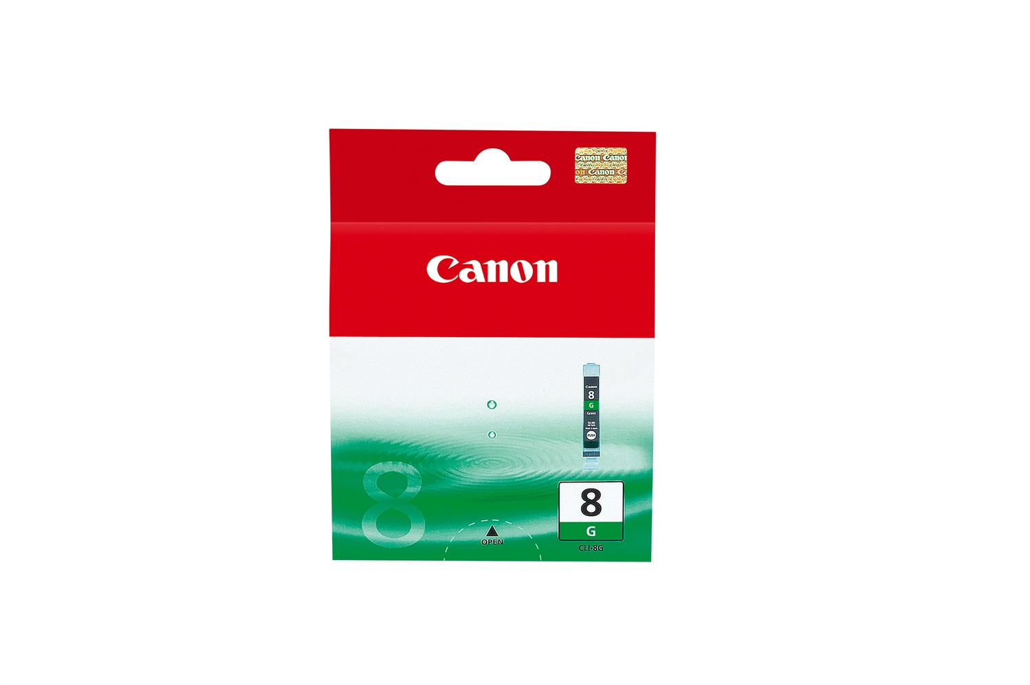 Canon Cartuccia d'inchiostro Verde CLI-8G 13ml - Inchiostro a base di pigmento, 5845 pagine, compatibile con Canon Pixma MP810, PRO9000, PRO9000 MKII