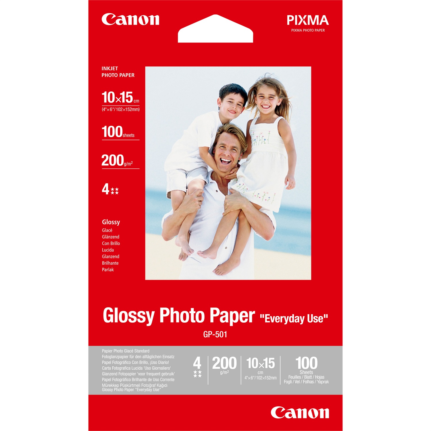 Canon Carta Fotografica Lucida GP-501 4x6