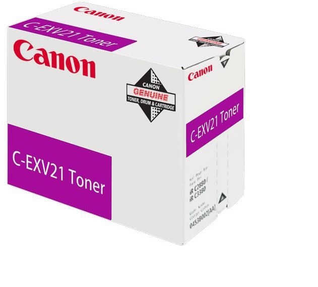 Canon C-EXV21m Magenta Laser Printer Toner Cartridge Originale - 14000 Pagine