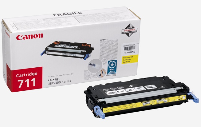 Canon 1657B002 Cartuccia Toner Originale Giallo 1 pz - Autonomia 6000 Pagine, Compatibile con i-Sensys LBP5300 e Altri Modelli