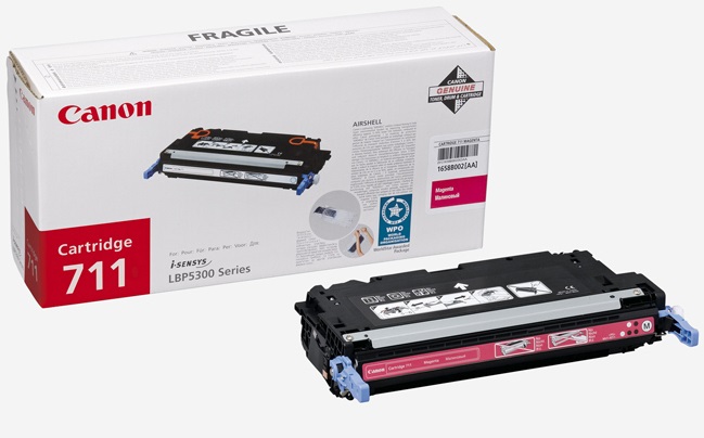 Canon 1658B002 Cartuccia Toner Originale Magenta 711M - 6000 Pagine per i-Sensys LBP 5300/5360 e MF 9130/9170