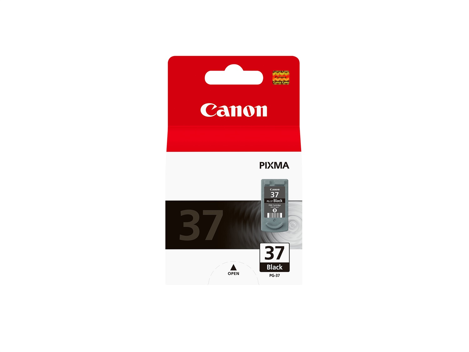 Canon Cartuccia d'inchiostro nero PG-37 - Inchiostro a base di pigmento, 11 ml, Fino a 220 pagine