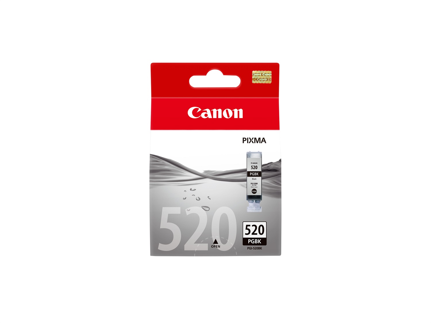 Canon Cartuccia d'inchiostro Nero PGI-520BK - 19ml, Fino a 341 Pagine, Compatibile con Canon Pixma
