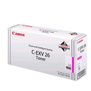 Canon C-EXV26 1658B006 Cartuccia Toner Originale Magenta - 6.000 Pagine