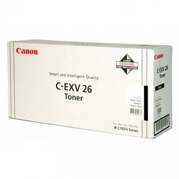 Canon 1660B006 Toner Originale C-EXV26 Nero - 6000 Pagine - Compatibile con Canon iR C 1021I/1022I/1028I/1028IF
