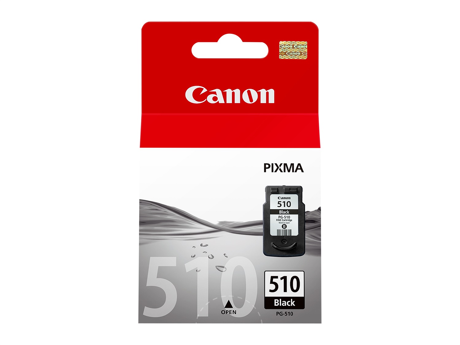 Canon Cartuccia d'inchiostro Nero PG-510 2970B001 - 220 Pagine, 9ml, Compatibile con Pixma MP240, MP250, MP260, MP270, MP280, MP490, MP495, MX320, MX330, MX340, MX350, IP2700