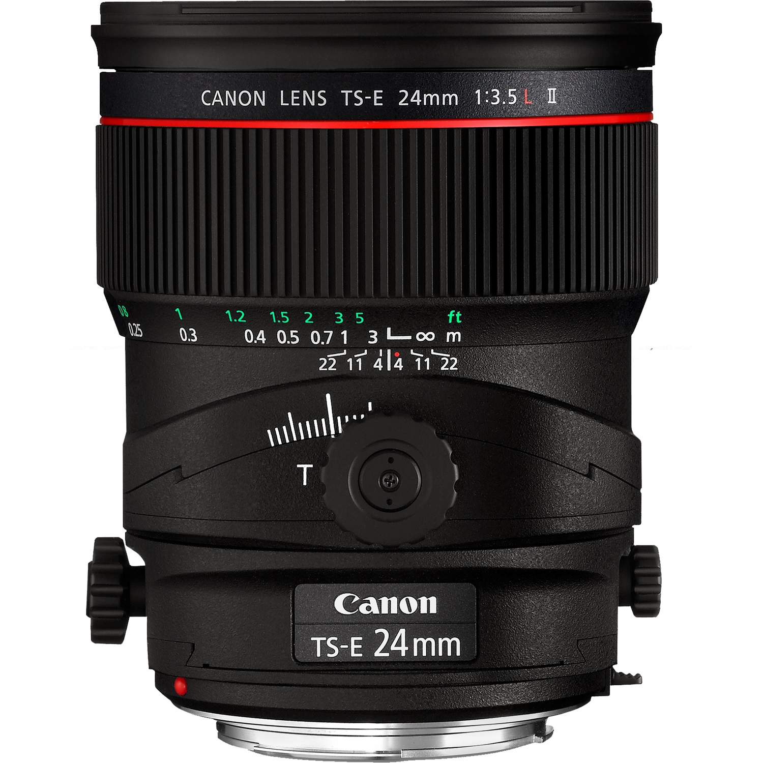Canon TS-E 24mm f/3.5L II - Obiettivo Tilt and Shift Grandangolare con Ingrandimento 0,34x e Distanza Minima di Focus 0,21m