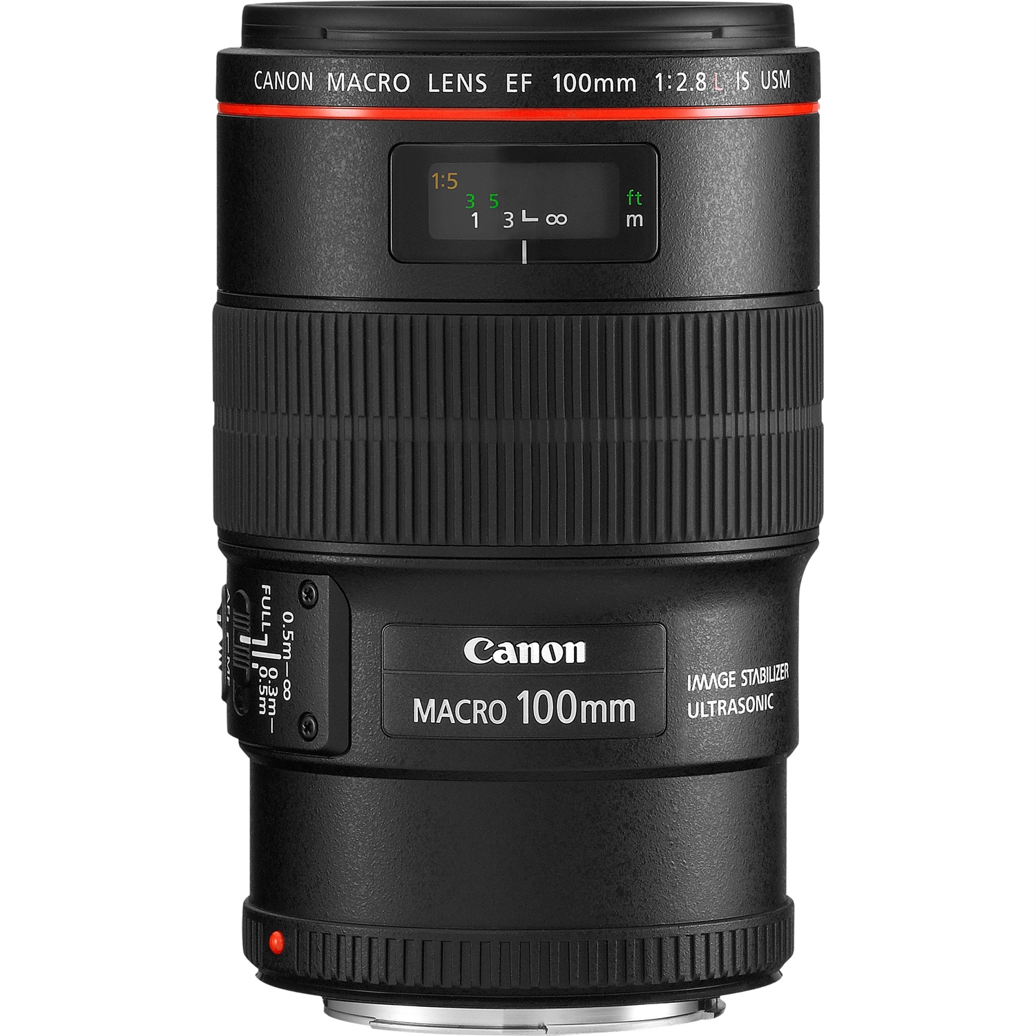 Canon EF 100mm f/2.8L Macro IS USM - Obiettivo Macro Professionale con Stabilizzatore d'Immagine Ibrido e Messa a Fuoco USM