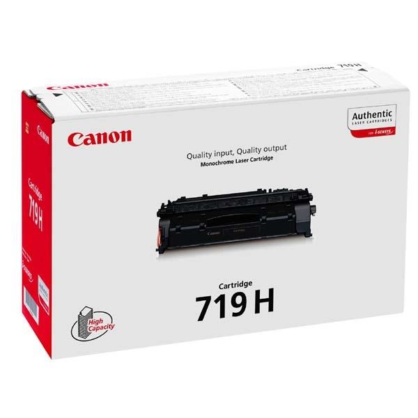 Canon CRG 719H BK Cartuccia Toner Originale Nero - Alta Capacità, 6400 Pagine, Compatibile con i-SENSYS