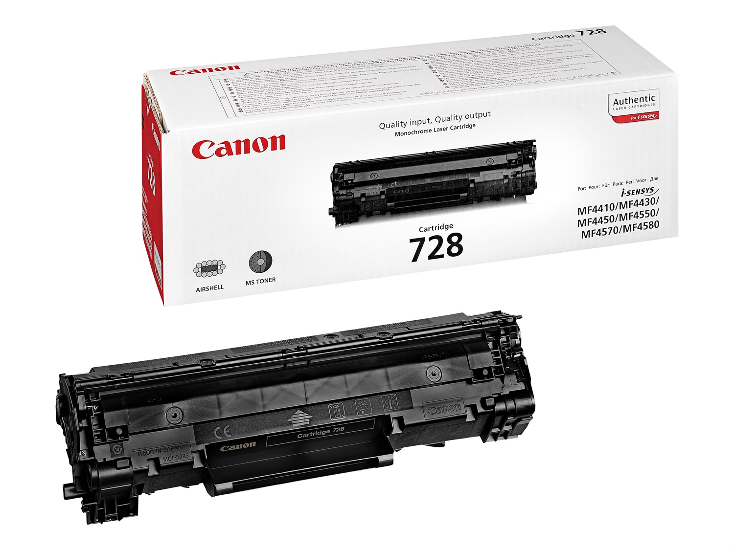 Canon Toner Nero 728 (3500B002) - Resa 2100 Pagine, Compatibile con MF44XX e MF45XX