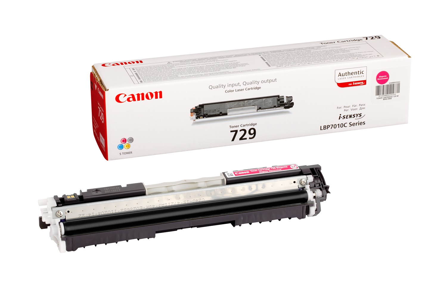 Canon 729 M Toner Originale Magenta 4368B002 - 1000 Pagine - Compatibile con i-Sensys LBP-7000 Series
