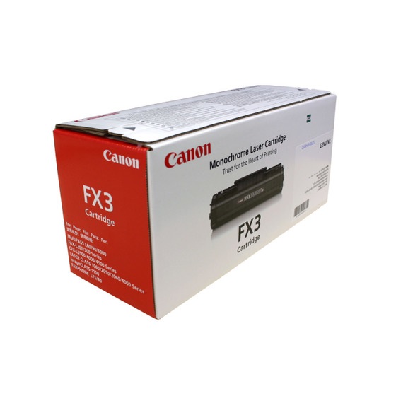 Canon FX-3 Toner Originale Nero 1557A003 - Fino a 2700 Pagine - Compatibile con Canon L200, L220, L240, L250, L260, L280 e altri