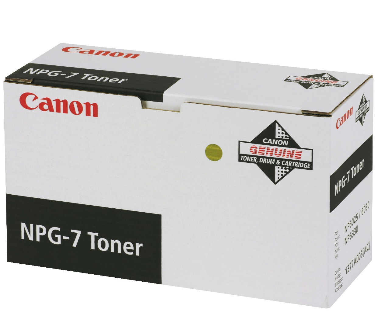 Canon NPG-7 Toner Originale Nero - 10.000 pagine, 500g per Canon NP 6030/6330
