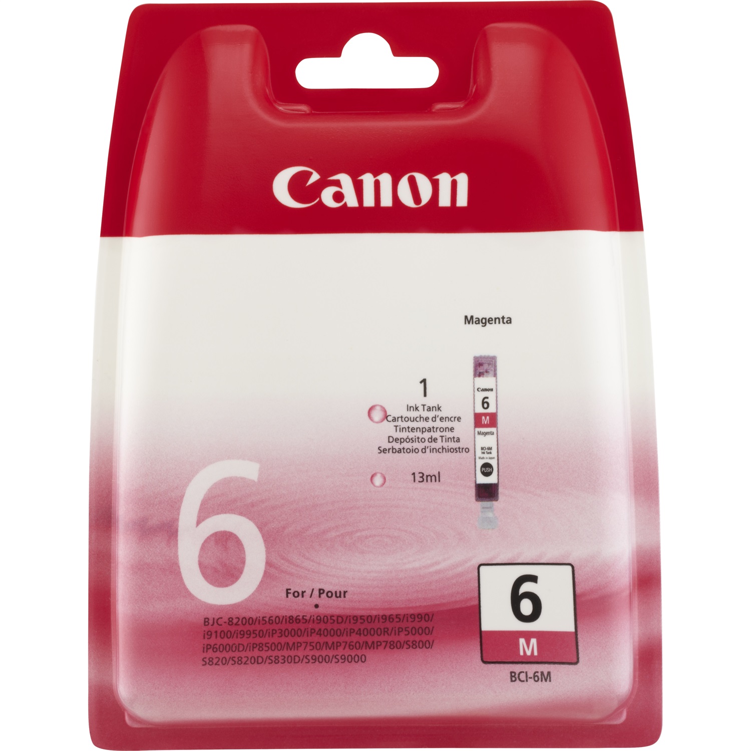 Canon Cartuccia d'inchiostro Magenta BCI-6M - 13 ml - Fino a 280 Pagine