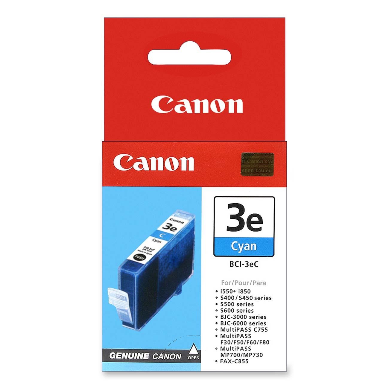 Canon BCI-3EC Cartuccia d'Inchiostro Originale Ciano 14 ml - 390 Pagine per Stampanti Canon
