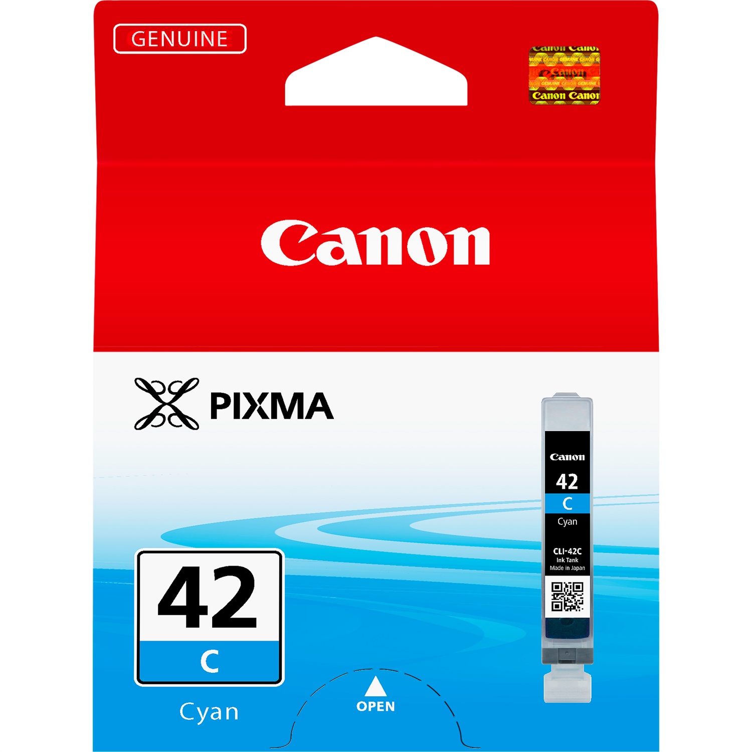 Canon Cartuccia d'inchiostro Ciano CLI-42C - 13 ml, Resa ~600 pagine, Compatibile con Pixma PRO-100 e PRO-100S