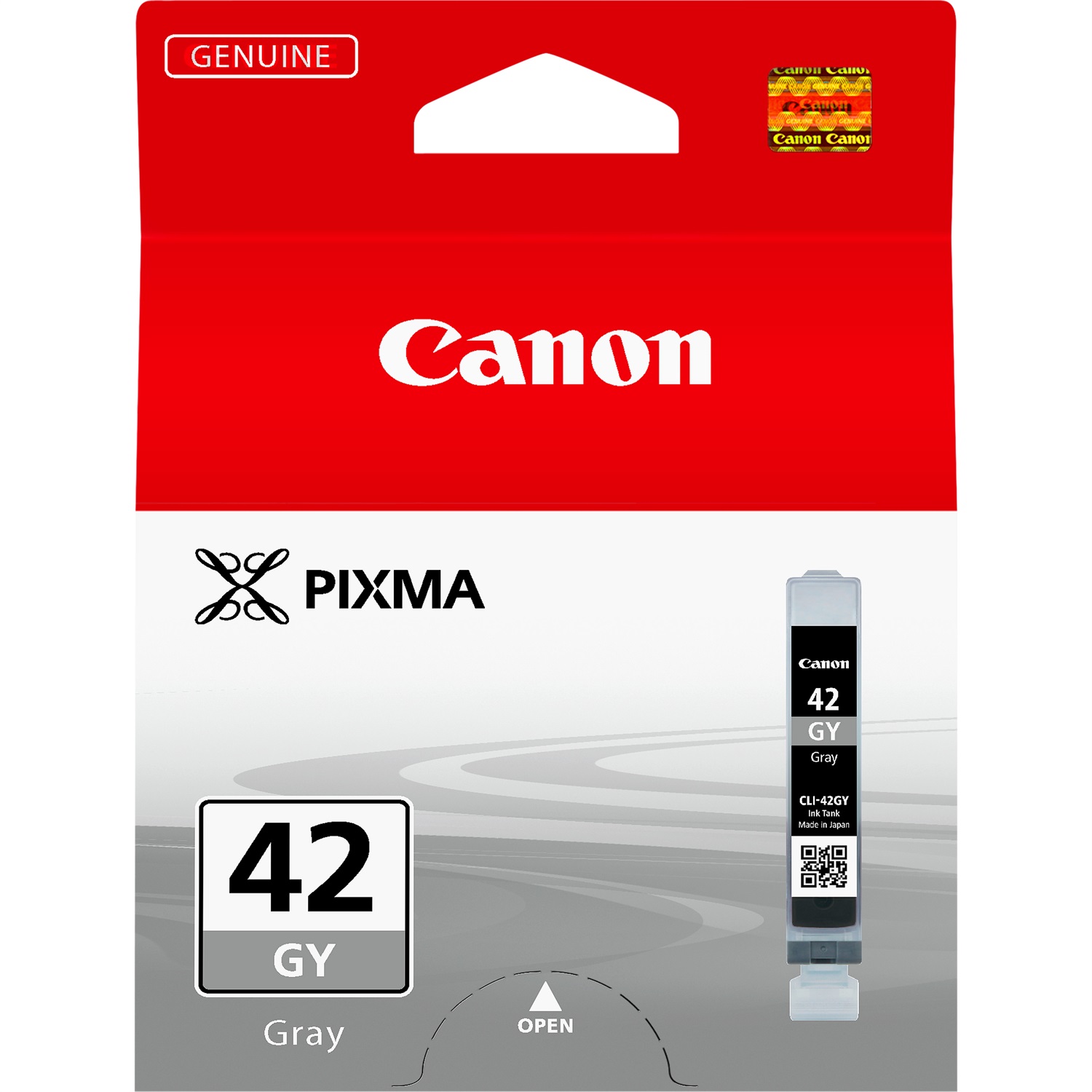 Canon CLI-42GY Cartuccia d'Inchiostro Grigio - 13 ml, 492 Pagine, Inchiostro a Base di Pigmento, Compatibile con Pixma PRO-100 e PRO-100S