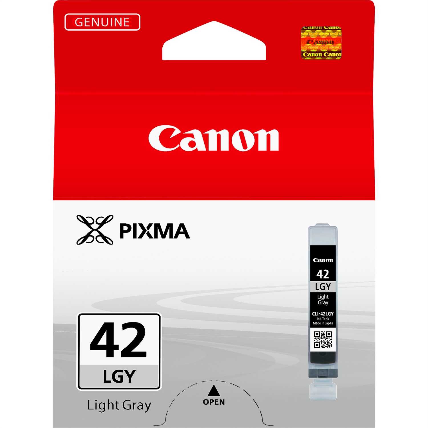Canon Cartuccia d'inchiostro Grigio Chiaro CLI-42LGY - 13 ml, Inchiostro a base di pigmento, Resa standard fino a 835 pagine