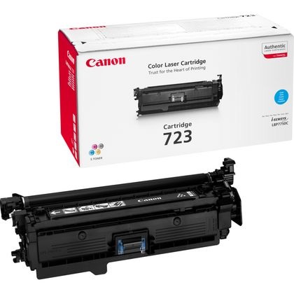 Canon 723C Toner Originale Ciano 2643B002 - Alta Capacità 8.500 Pagine