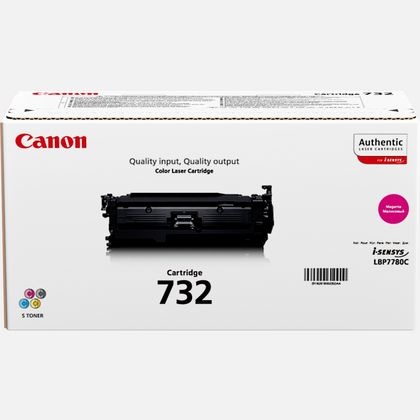 Canon CRG 732 M Cartuccia Toner Originale Magenta - 6400 Pagine, Compatibile con LBP 5480 e LBP 7780 CX
