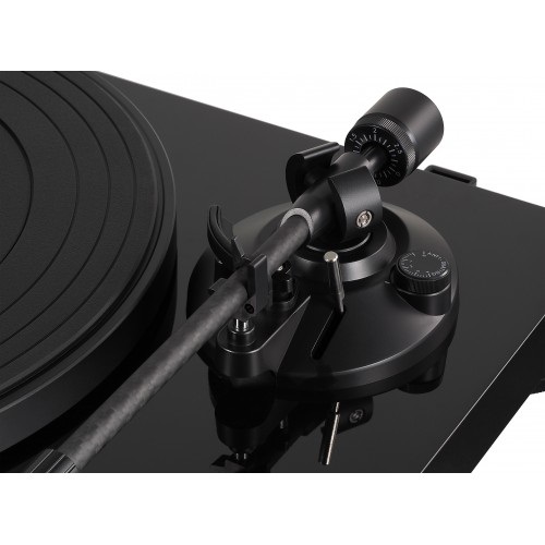 Audio-Technica AT-LPW50PB Giradischi Manuale a Cinghia Nero con Braccio a S e Velocità 33-1/3 e 45 RPM