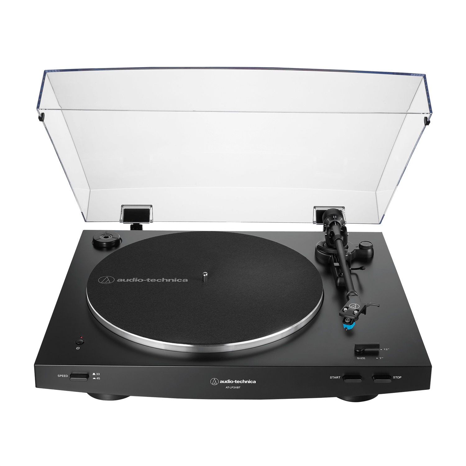 Audio-Technica AT-LP3XBTBK Giradischi Bluetooth Automatico a Cinghia Nero con 33/45 Giri